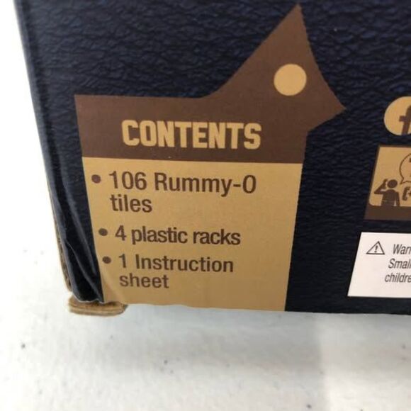 Rummy-O Traditions Rummy Tile Game New - Picture 5 of 5